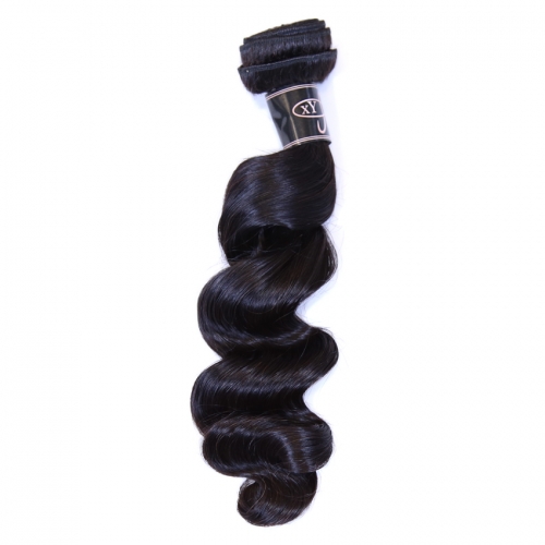 XYS Hot Selling Loosecurly Bundles 100% Unprocessed Virgin Human Hair Extensions